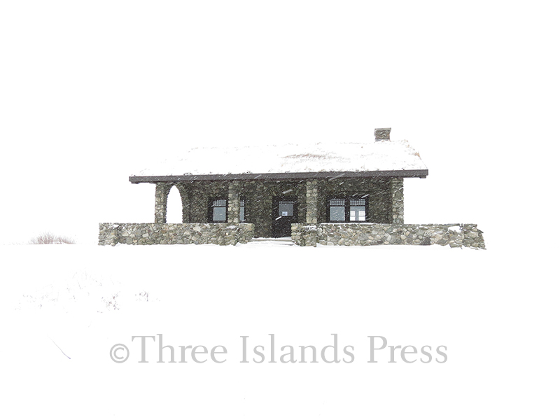 Whiteout photo print
